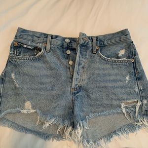 AGOLDE Parker Denim Cutoffs size 27